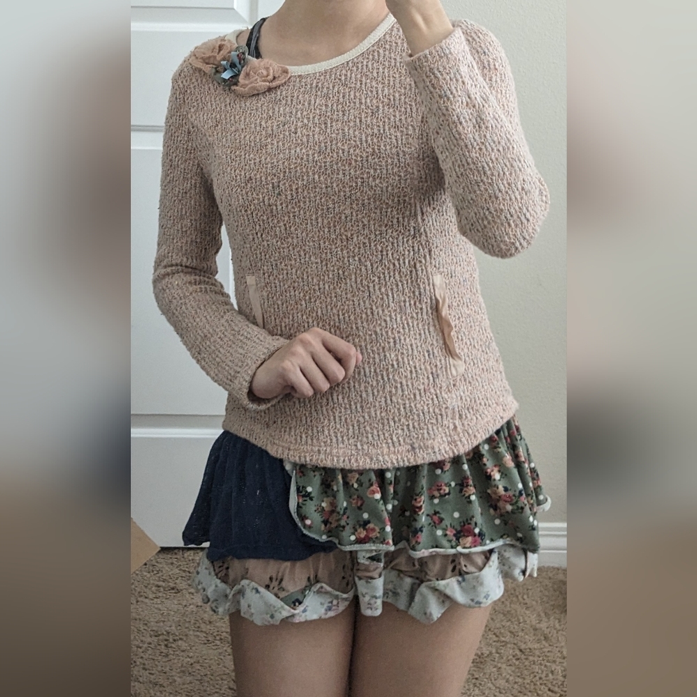 Tianxinnvhai pink sweater dress semi formal